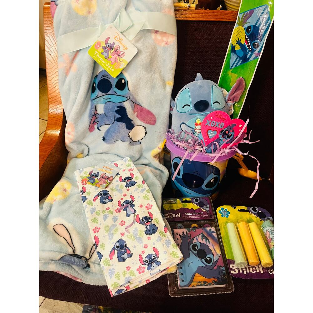 Stitch Sand bucket 60 by 70 Easter throw Squishmallow one set of two pack Easter